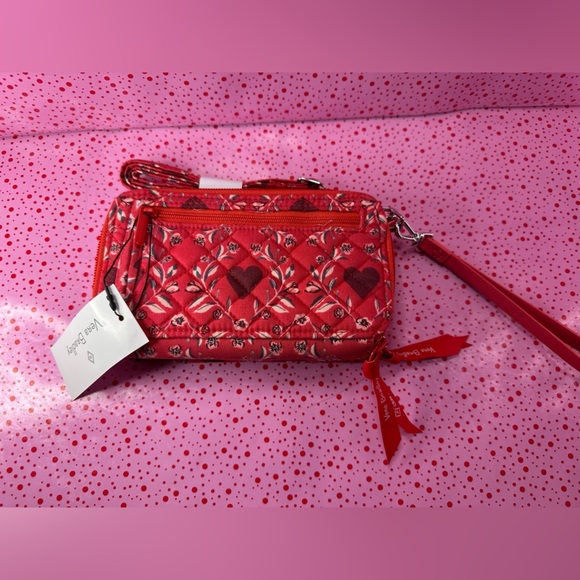 Vera Bradley All in One Crossbody Imperial Hearts NWT - Picture 7 of 13